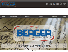 Tablet Screenshot of graveurberger.de